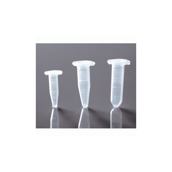 1.5ml Microcentrifuge Tube, Clear, Sterile, Conical, Lock Cap, 50/bag ...